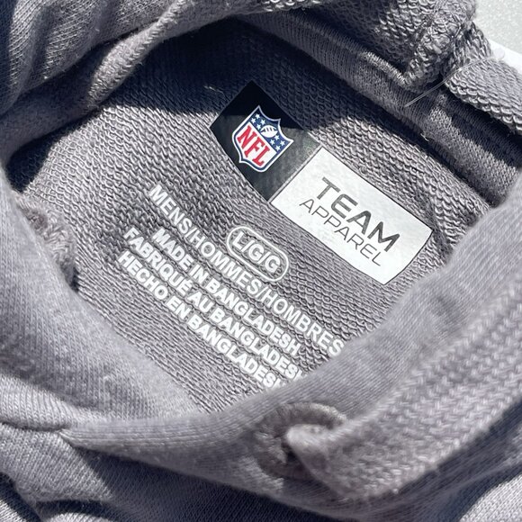 NFL Team Apparel Cleveland Browns Gray Pullover Hoodie Men’s Size Large - Picture 2 of 5